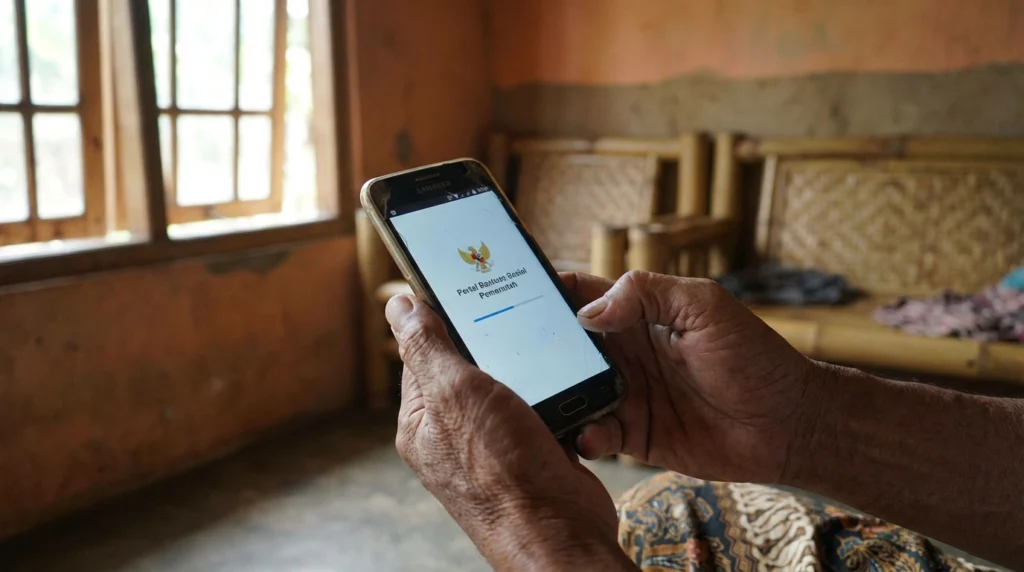 cara cek bansos pkh lewat hp